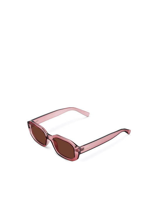 Meller Kessie Дамски Слънчеви очила с Dark Pink Kakao Пластмасов Рамка и Кафяв Поляризирани Леща KES-DARKPINKAKAO