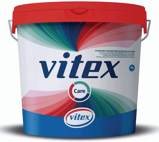 Vitex Care Πλαστικό Χρώμα για Εσωτερική Χρήση Λευκό 10lt