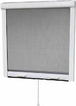 Moskitonetz Fenster Dauerhaft Gray aus Fiberglas 100x45cm S7155002
