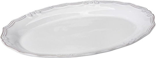Espiel Tiffany Serving Platter Oval White 34x22cm