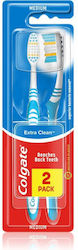 Colgate Extra Clean Οδοντόβουρτσα Medium Πράσιν...