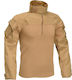 Defcon 5 Long Sleeve Blouse Army In Beige Colour Coyote 007338
