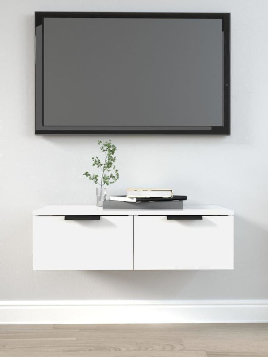 Stand TV Alb L68xA30xÎ20cm