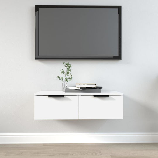 Stand TV Alb L68xA30xÎ20cm