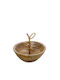 Espiel Decorative Bowl Brown 20x20x17cm