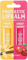 2K Fruitastic Σετ Lip Balm I Love My Fresh Vanilla Lip Balm 4.2gr & I Love My Sweet Cherry Lip Balm 4.2gr 8.4gr 2K Fruitastic Σετ Lip Balm I Love My Fresh Vanilla Lip Balm 4.2gr & I Love My Sweet Cherry Lip Balm 4.2gr 8.4gr