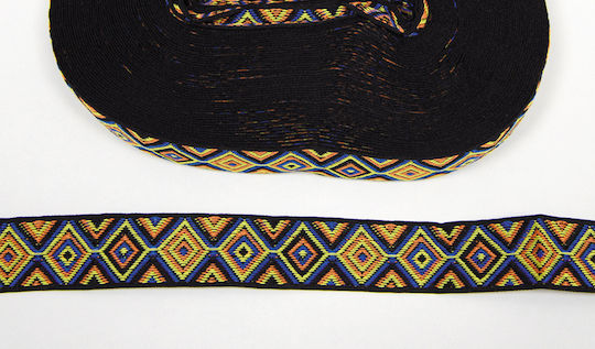 Faitakis Pack Boho material textil Panglică Maro cu lățime 25mm