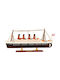 SP Souliotis Decorative Wooden Ship Titanic 55x7x23cm