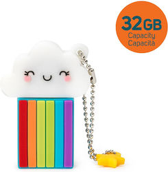 Legami Milano Rainbow 32GB USB 3.0 Stick Πολύχρωμο