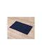 Non-Slip Bath Mat Microfiber Dark Blue 50x80cm
