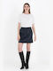 Leather Mini Skirt Black