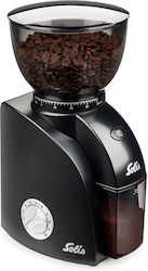 Solis Scala Zero Static Electric Coffee Grinder 130W for 300gr Beans and 24 Grind Levels Black Solis Scala Zero Static Electric Coffee Grinder 130W for 300gr Beans and 24 Grind Levels Black