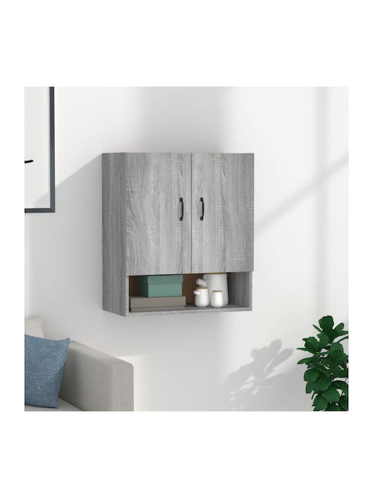 Hängeschrank fürs Wohnzimmer aus Spanplatte Gra...