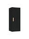 Cabinet Wall Black 34.5x34x90cm