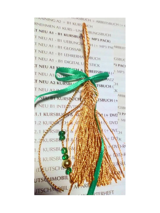 Handmade Hanging Lucky Charm Gold 12cm 1pcs