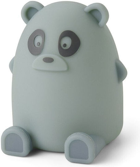Nuuroo Φωτάκι Νυκτός LED Panda USB Γκρι