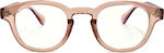 Ochelari de vedere albastru deschis Awear Moda Pink