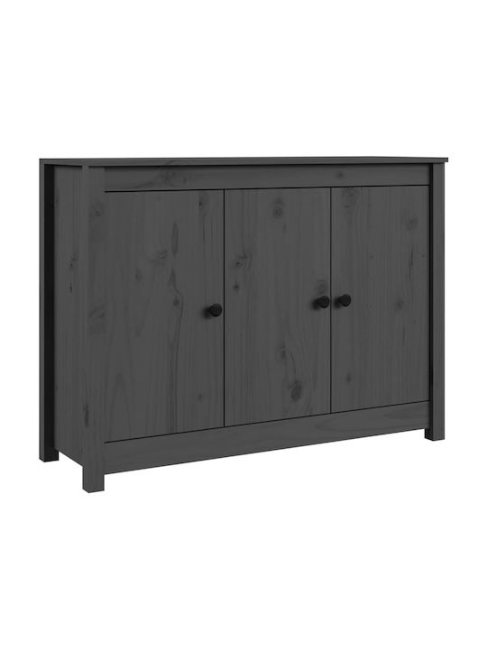 Wooden Buffet Gray L100xW35xH74cm