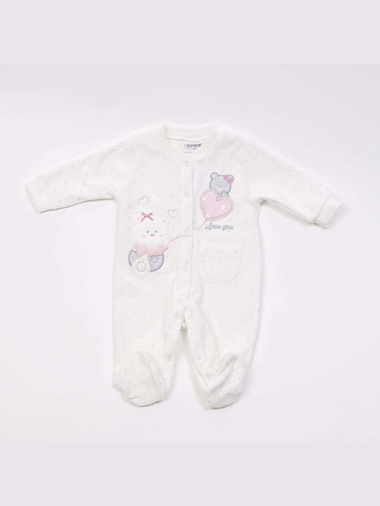 Trax Baby Bodysuit Set Long-Sleeved Ecru