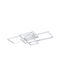 GloboStar Quadra Ceiling Mount Light 85cm White with Integrated LED and Remote Control
