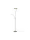 Trio Lighting Granby LED Floor Lamp H180xW29cm. with Adjustable White Light 3400lm Silver