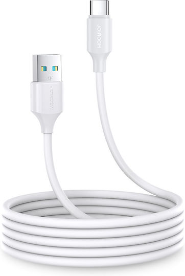 Joyroom S-UC027A9 USB 2.0 Cable USB-C male - USB-A 20W Λευκό 2m