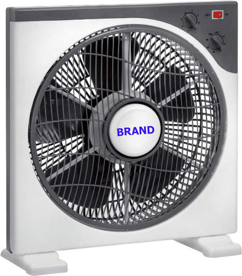 Brand BT-925 Box Fan 45W Fan Diameter 30cm White