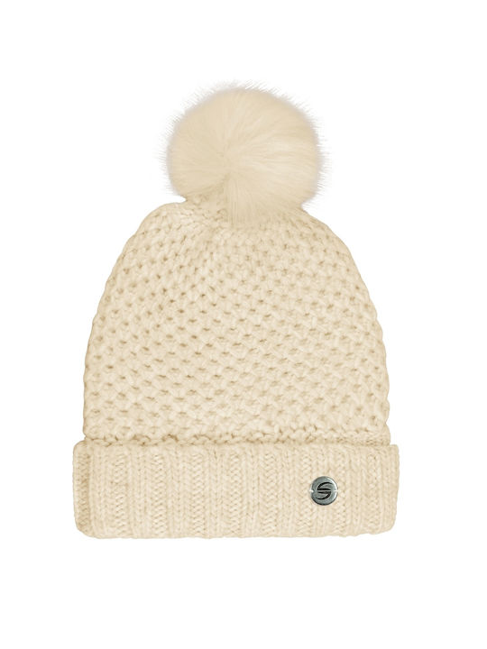 Stamion Kids Beanie Knitted Beige