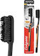 Colgate Double Action Charcoal Οδοντόβουρτσα Medium Μαύρη / Πορτοκαλί