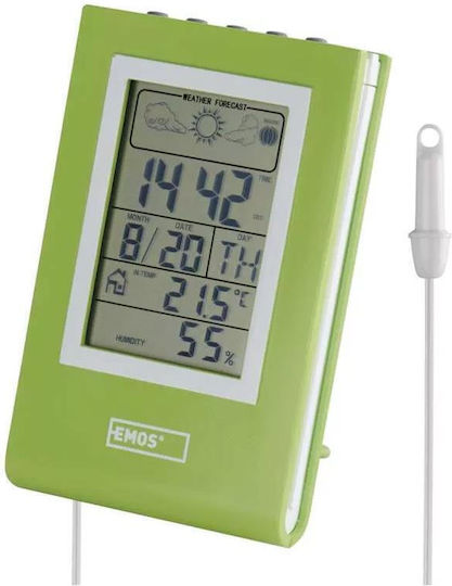 Emos EMS979 Wetterstation Digital Wandmontiert Grün