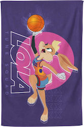 Pennie Lola Bunny Warner Bros Kids Beach Towel Purple Looney Tunes 130x70cm