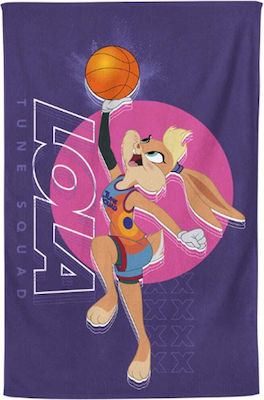 Pennie Lola Bunny Warner Bros Kids Beach Towel Purple Looney Tunes 130x70cm
