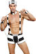 STD Prisoner Uniform White / Black