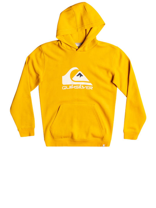 Quiksilver Kids Sweatshirt with Hood Yellow