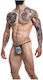 Cut4Men Herren Sexy Slip Schreibwaren Tattoo
