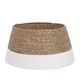 Weihnachtsbaumrock Beige Ψάθινη Υ26xΦ50εκ.