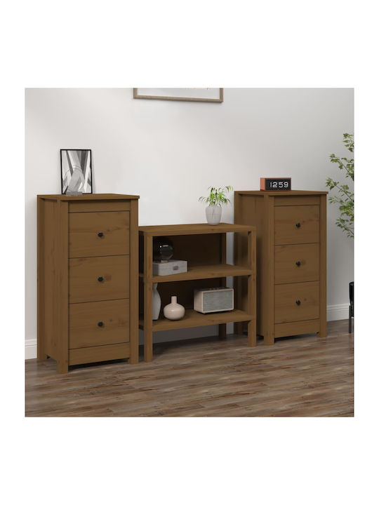 Schubladen Aufbewahrung mit 2 Schubladen Ink 2τμχ L40xB35xH80cm