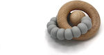 The Cotton Cloud Teething Ring BPA Free made of Wood for 4 m+ 1pcs