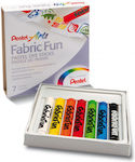 Pastel uscat pentru Pentel Fabric 7 culori