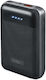 SBS Външна Батерия 10000mAh 20W с USB-A Изходен Порт и USB-C Изходен Порт Черна