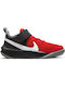 Nike Kids Sports Shoes Basketball Team Hustle D 10 University Red / Particle Grey / Black / White