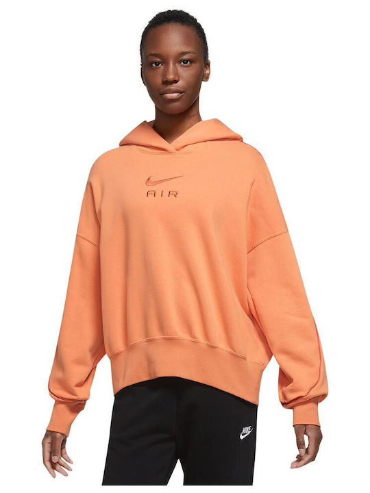 Women's Sweatshirt Hooded Orange