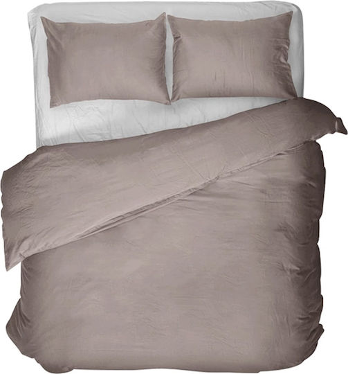 Primaviera Deluxe Σετ Υπέρδιπλη 240x260cm Uni Taupe