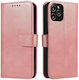 Hurtel Elegant Magnet Buchen Sie Synthetisches Leder Rosa (Redmi Note 11 Pro+ 5G)