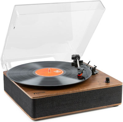 Fenton RP161 102.130 Turntables with Built-in Speakers Walnut Wood