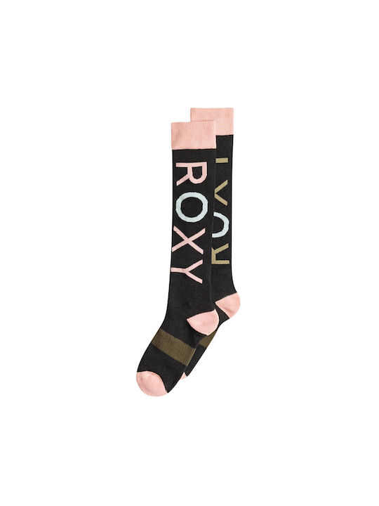 Roxy Misty Ski & Snowboard Socks Black 1 Pair