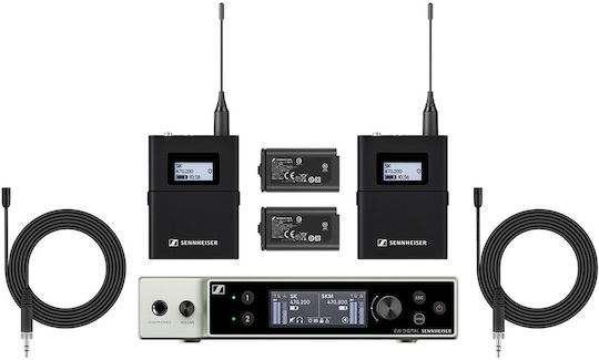 Sennheiser EW-DX MKE2 Set R1-9 Σετ Ασύρματο Πυκνωτικό Μικρόφωνο Πέτου, Clip On για Φωνητικά