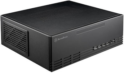 Silverstone ML11B Heimkino Computergehäuse Schwarz