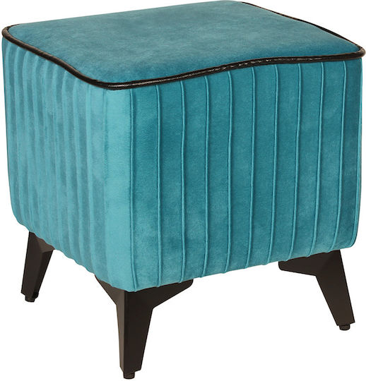 Stool For Living Room Turquoise 32x32x33cm Stool For Living Room Turquoise 32x32x33cm