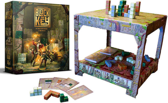 Настолна игра Block & Key за 1-4 играчи 8+ години (EN) Inside Up Games